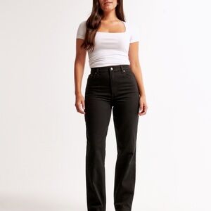 Abercrombie & Fitch High Rise Black Jeans